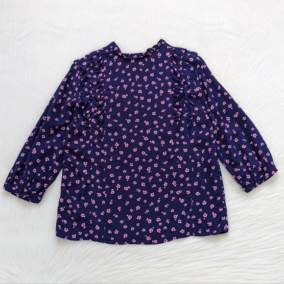 & Other Stories Ditsy Floral Print Ruffle Top | 4 - Picture 8 of 13